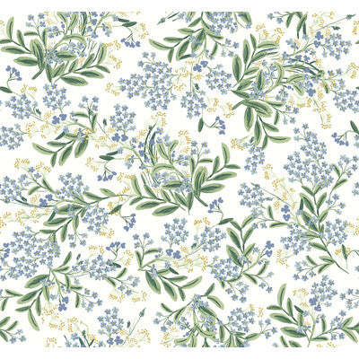 KRAVET DESIGN KRAVET DESIGN PRINT--BOTANICAL & FLORAL-METALLIC BLUE,GREEN,GOLD   - W3948.153.0