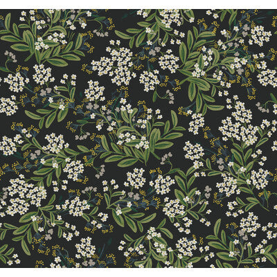 KRAVET DESIGN KRAVET DESIGN PRINT--BOTANICAL & FLORAL-METALLIC BLACK,GREEN,WHITE   - W3948.81.0