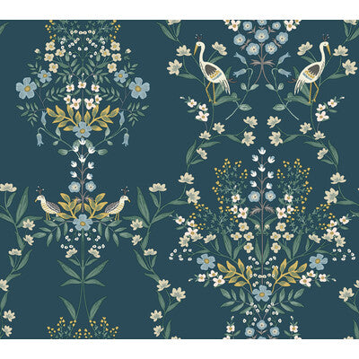 KRAVET DESIGN KRAVET DESIGN PRINT--BOTANICAL & FLORAL-ANIMAL/INSECTS TURQUOISE,GREEN,BEIGE   - W3949.516.0