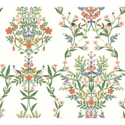 KRAVET DESIGN KRAVET DESIGN PRINT--BOTANICAL & FLORAL-ANIMAL/INSECTS RED,PINK,GREEN   - W3949.719.0