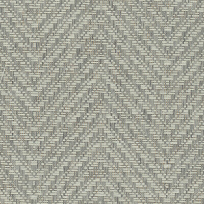 KRAVET DESIGN KRAVET DESIGN GRASSCLOTH--HERRINGBONE/TWEED-TEXTURE WHITE,GREY,   - W4015.11.0