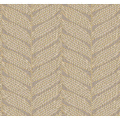 KRAVET DESIGN KRAVET DESIGN PRINT--BOTANICAL & FLORAL-METALLIC GREY,GOLD,   - W4106.411.0