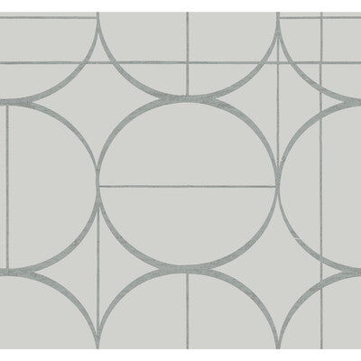 KRAVET DESIGN KRAVET DESIGN PRINT--GEOMETRIC-METALLIC GREY,SILVER,   - W4107.11.0