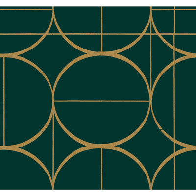 KRAVET DESIGN KRAVET DESIGN PRINT--GEOMETRIC-METALLIC GREEN,GOLD,   - W4107.34.0