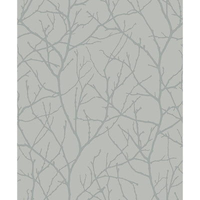 KRAVET DESIGN KRAVET DESIGN PRINT--BOTANICAL & FLORAL-METALLIC BLUE,SILVER,   - W4109.11.0