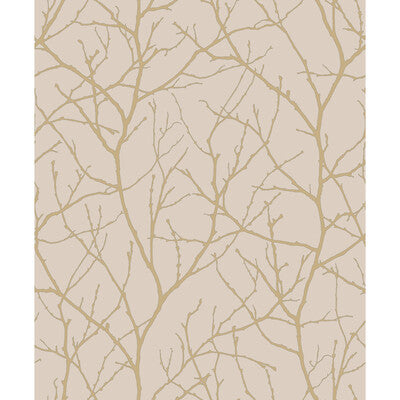 KRAVET DESIGN KRAVET DESIGN PRINT--BOTANICAL & FLORAL-METALLIC BEIGE,GOLD,   - W4109.416.0