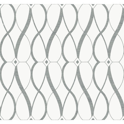 KRAVET DESIGN KRAVET DESIGN PRINT--GEOMETRIC-METALLIC WHITE,SILVER,   - W4111.1101.0