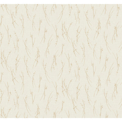 KRAVET DESIGN KRAVET DESIGN PRINT--BOTANICAL & FLORAL-METALLIC IVORY,GOLD,   - W4115.14.0