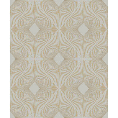 KRAVET DESIGN KRAVET DESIGN PRINT--DIAMOND-METALLIC GREY,GOLD,   - W4117.416.0