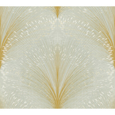 KRAVET DESIGN KRAVET DESIGN PRINT--BOTANICAL & FLORAL-METALLIC LIGHT BLUE,GOLD,   - W4118.54.0