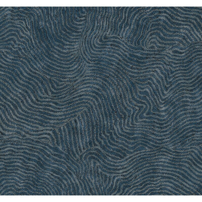 KRAVET DESIGN KRAVET DESIGN PRINT--ABSTRACT-METALLIC INDIGO,,   - W4123.50.0