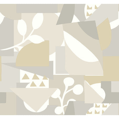 KRAVET DESIGN KRAVET DESIGN PRINT--ABSTRACT-GEOMETRIC BEIGE,GREY,   - W4127.1611.0