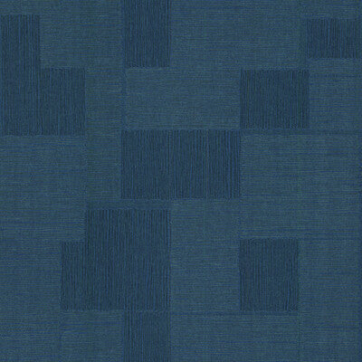 KRAVET DESIGN KRAVET DESIGN PRINT--GEOMETRIC-METALLIC DARK BLUE,,   - W4130.50.0