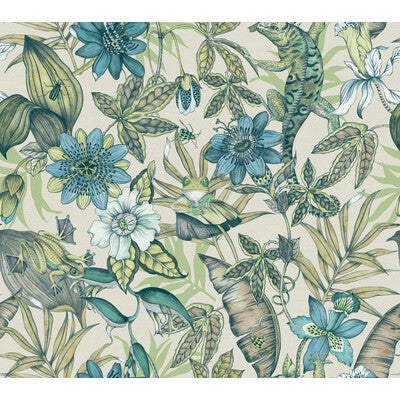 KRAVET DESIGN KRAVET DESIGN PRINT--BOTANICAL & FLORAL- TEAL,GREEN,   - W4131.353.0