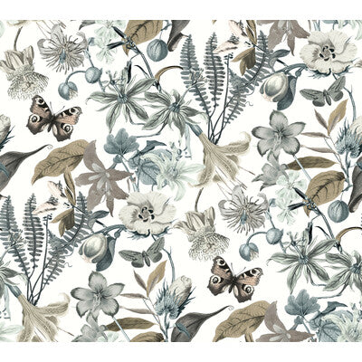 KRAVET DESIGN KRAVET DESIGN PRINT--BOTANICAL & FLORAL- BLUE,TAUPE,   - W4133.516.0