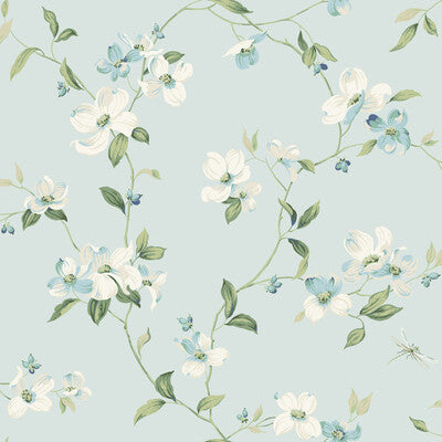 KRAVET DESIGN KRAVET DESIGN PRINT--BOTANICAL & FLORAL- LIGHT BLUE,,   - W4137.15.0