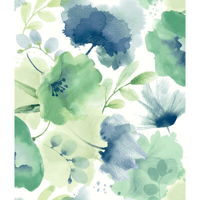 KRAVET DESIGN KRAVET DESIGN PRINT--ABSTRACT-BOTANICAL & FLORAL BLUE,GREEN,   - W4138.315.0