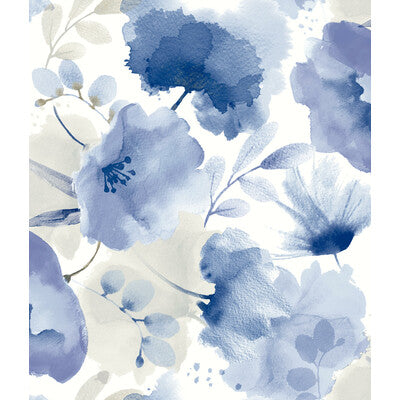 KRAVET DESIGN KRAVET DESIGN PRINT--ABSTRACT-BOTANICAL & FLORAL BLUE,,   - W4138.5.0