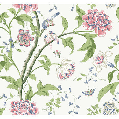 KRAVET DESIGN KRAVET DESIGN PRINT--BOTANICAL & FLORAL-METALLIC PINK,WHITE,   - W4139.517.0