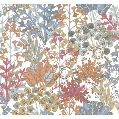 KRAVET DESIGN KRAVET DESIGN PRINT--BOTANICAL & FLORAL-METALLIC PINK,BLUE,   - W4142.517.0