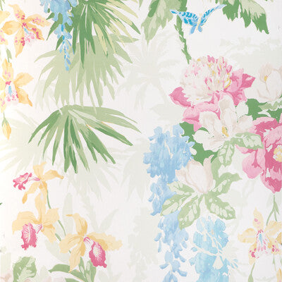 KRAVET COUTURE LA SELVA WP PRINT---BOTANICAL & FLORAL BLUE,GREEN,PINK   - W4153.73.0