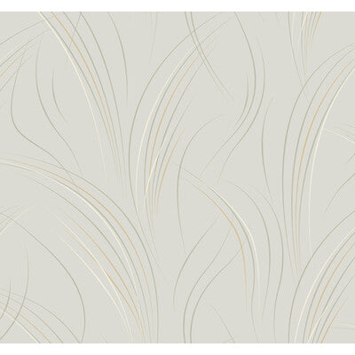 KRAVET DESIGN KRAVET DESIGN PRINT--BOTANICAL & FLORAL-METALLIC GREY,GOLD,   - W4159.411.0