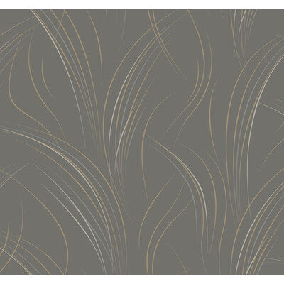 KRAVET DESIGN KRAVET DESIGN PRINT--BOTANICAL & FLORAL-METALLIC GREY,GOLD,   - W4159.421.0