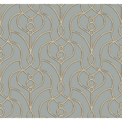 KRAVET DESIGN KRAVET DESIGN PRINT--LATTICE/SCROLLWORK- SLATE,,   - W4161.52.0