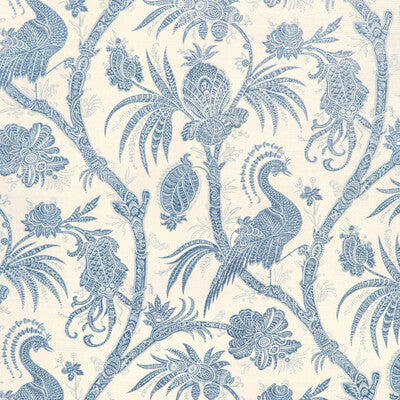 KRAVET DESIGN KRAVET DESIGN PRINT-GRASSCLOTH-ANIMAL/INSECTS-BOTANICAL & FLORAL LIGHT BLUE,WHITE,   - W4200.15.0