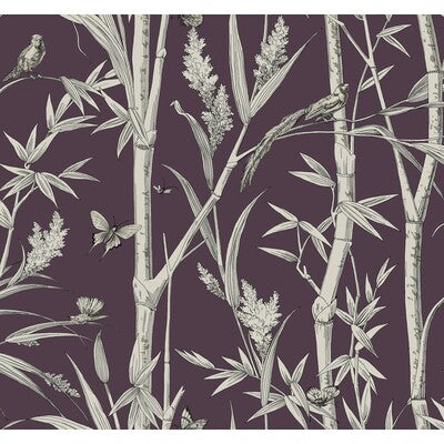 KRAVET DESIGN KRAVET DESIGN PRINT--ANIMAL/INSECTS-BOTANICAL & FLORAL PLUM,IVORY,   - W4238.910.0