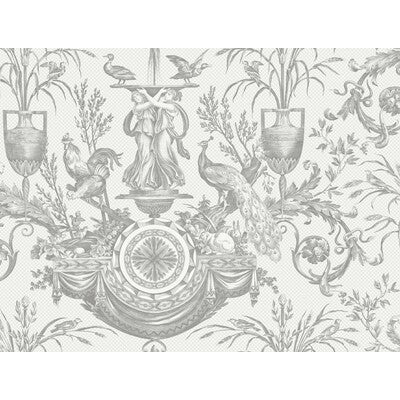 KRAVET DESIGN KRAVET DESIGN PRINT--ANIMAL/INSECTS-TOILE GREY,WHITE,   - W4239.11.0