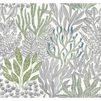 KRAVET DESIGN KRAVET DESIGN PRINT---BOTANICAL & FLORAL TURQUOISE,BEIGE,BLACK   - W4246.13.0