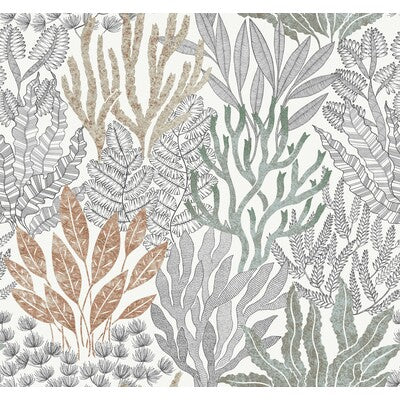 KRAVET DESIGN KRAVET DESIGN PRINT---BOTANICAL & FLORAL RUST,TAUPE,BLACK   - W4246.24.0