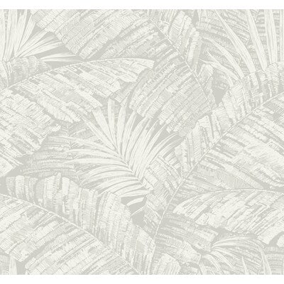 KRAVET DESIGN KRAVET DESIGN PRINT--BOTANICAL & FLORAL-METALLIC LIGHT GREY,WHITE,   - W4249.11.0