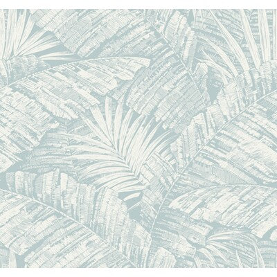 KRAVET DESIGN KRAVET DESIGN PRINT--BOTANICAL & FLORAL-METALLIC LIGHT BLUE,WHITE,   - W4249.15.0