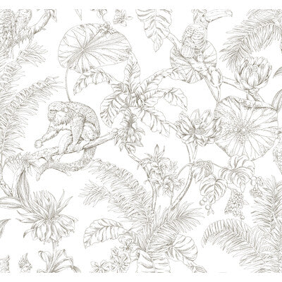 KRAVET DESIGN KRAVET DESIGN PRINT--ANIMAL/INSECTS-BOTANICAL & FLORAL BROWN,WHITE,   - W4250.6.0