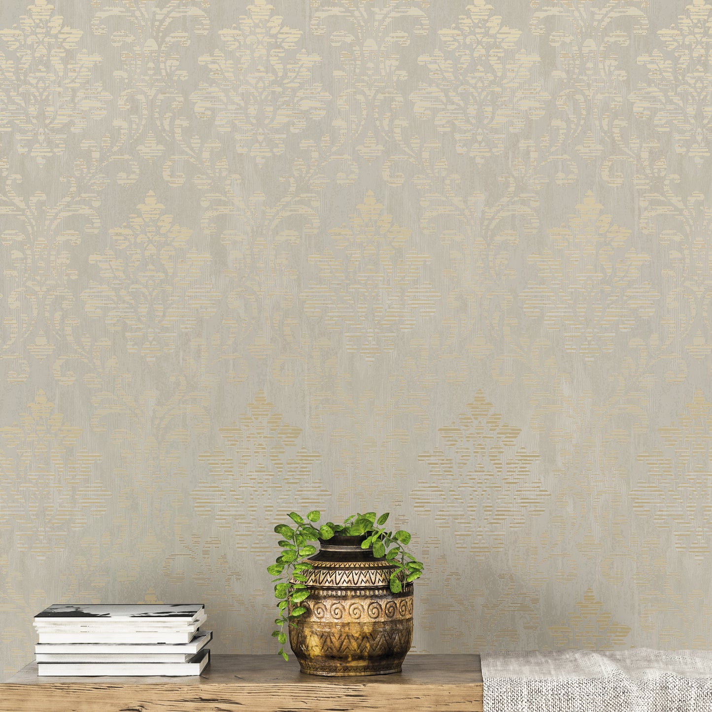 GALERIE WALLCOVERINGS Metallic FX    Gold   - W78179