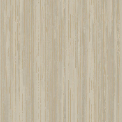 Gold metallic abstract stripe wallpaper with a subtle sheen.