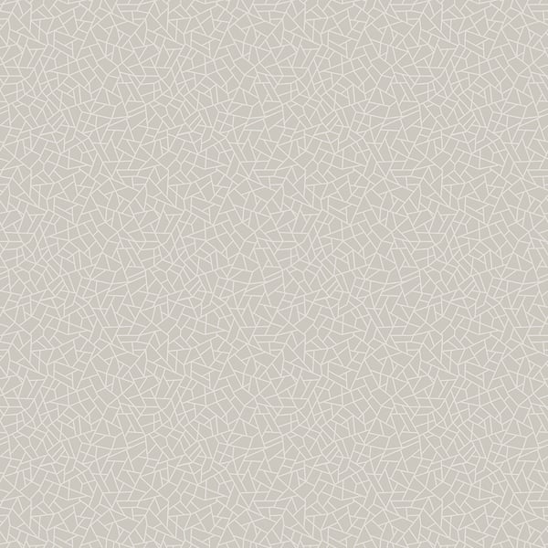 Galerie Wallcoverings Metallic Fx Crazed Geo Galerie Wallcoverings  Silver Grey   - W78193