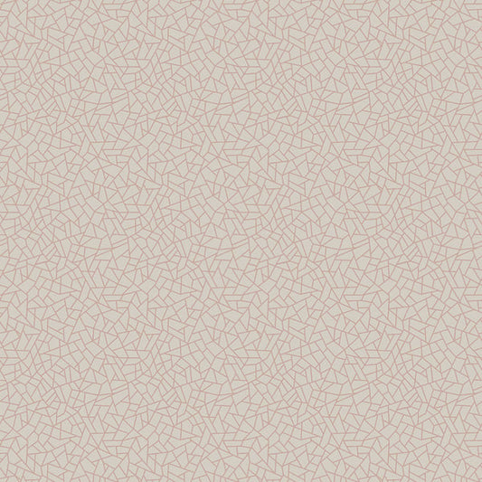 Galerie Wallcoverings Metallic Fx Crazed Geo Galerie Wallcoverings  Rose Gold   - W78195