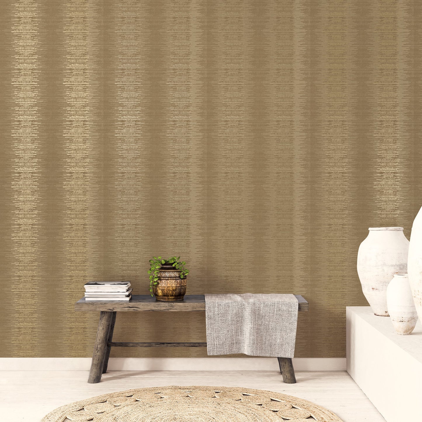 GALERIE WALLCOVERINGS Metallic FX    Gold   - W78197