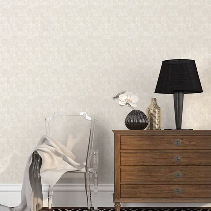 Galerie Wallcoverings Metallic Fx Metallic Tile Galerie Wallcoverings  Beige   - W78211