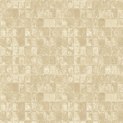Galerie Wallcoverings Metallic Fx Metallic Tile Galerie Wallcoverings  Gold   - W78213