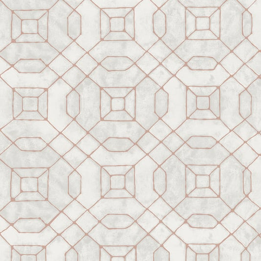 Galerie Wallcoverings Metallic Fx Metallic Geometric Galerie Wallcoverings  Silver Grey   - W78215