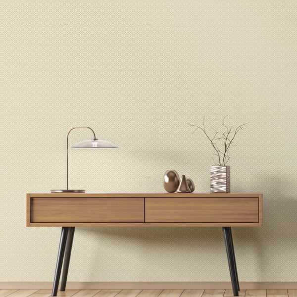 Galerie Wallcoverings Metallic Fx Metallic Geometric Galerie Wallcoverings  Gold   - W78217