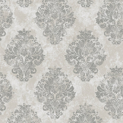 GALERIE WALLCOVERINGS Metallic FX    Silver - Grey   - W78226