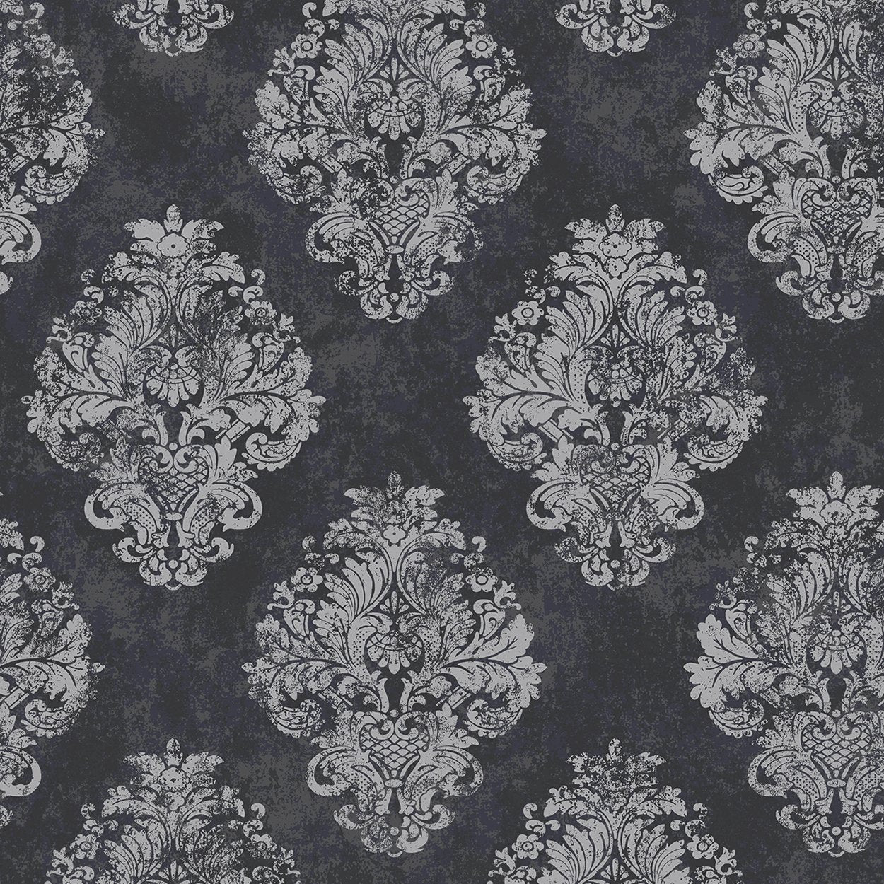 GALERIE WALLCOVERINGS Metallic FX    Silver - Grey   - W78227