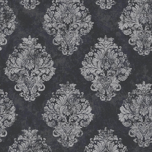 GALERIE WALLCOVERINGS Metallic FX    Silver - Grey   - W78227