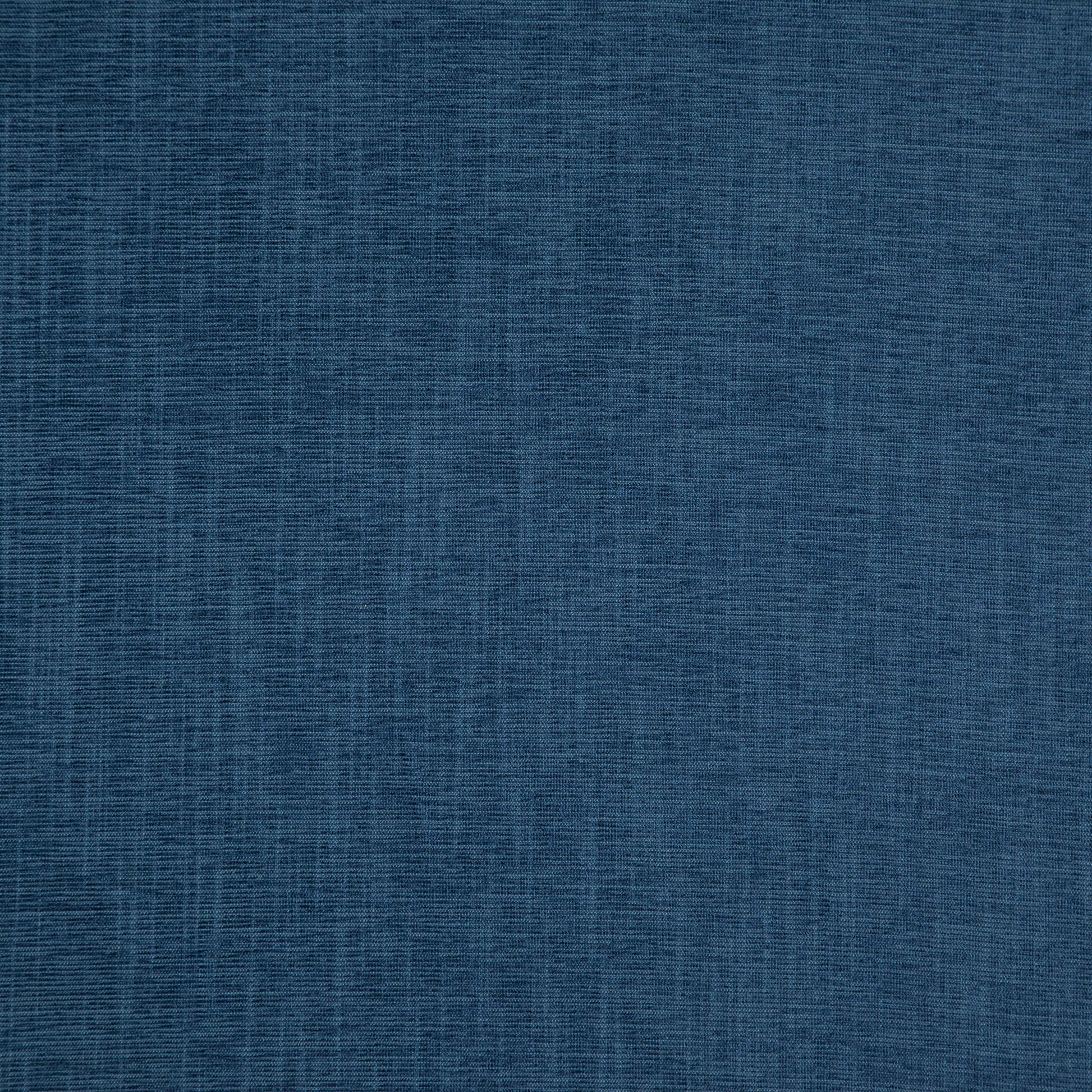 Plain blue chenille fabric with soft plush texture.