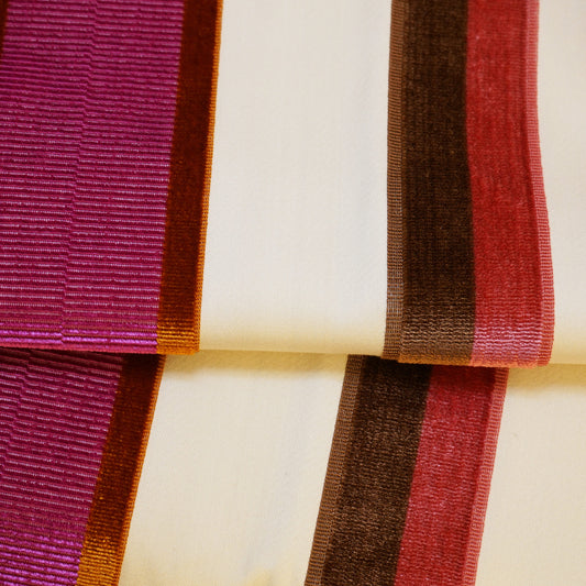 JF Fabrics JF Studio WAINSCOT 38 Fabric Traditional,Transitional,Contemporary,Stripe Pink  Texture,Velvet - 5853738 SJ101